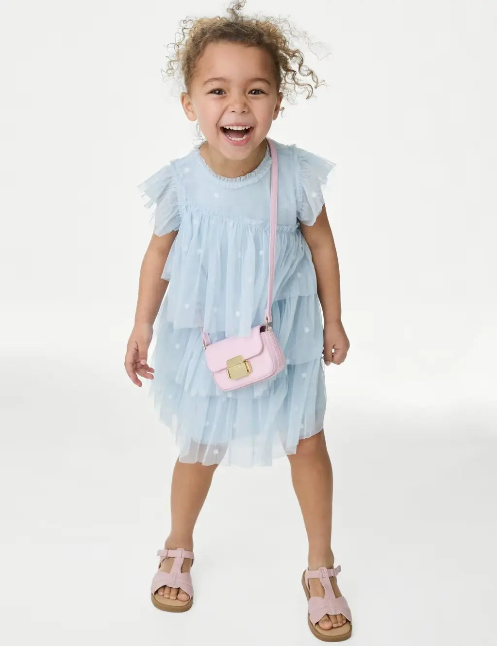 M&S Embroidered Tulle Dress (2-16 Yrs) - Honesty Sales