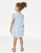M&S Embroidered Tulle Dress (2-16 Yrs) - Honesty Sales