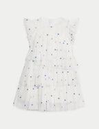 M&S Embroidered Tulle Dress (2-16 Yrs) - Honesty Sales