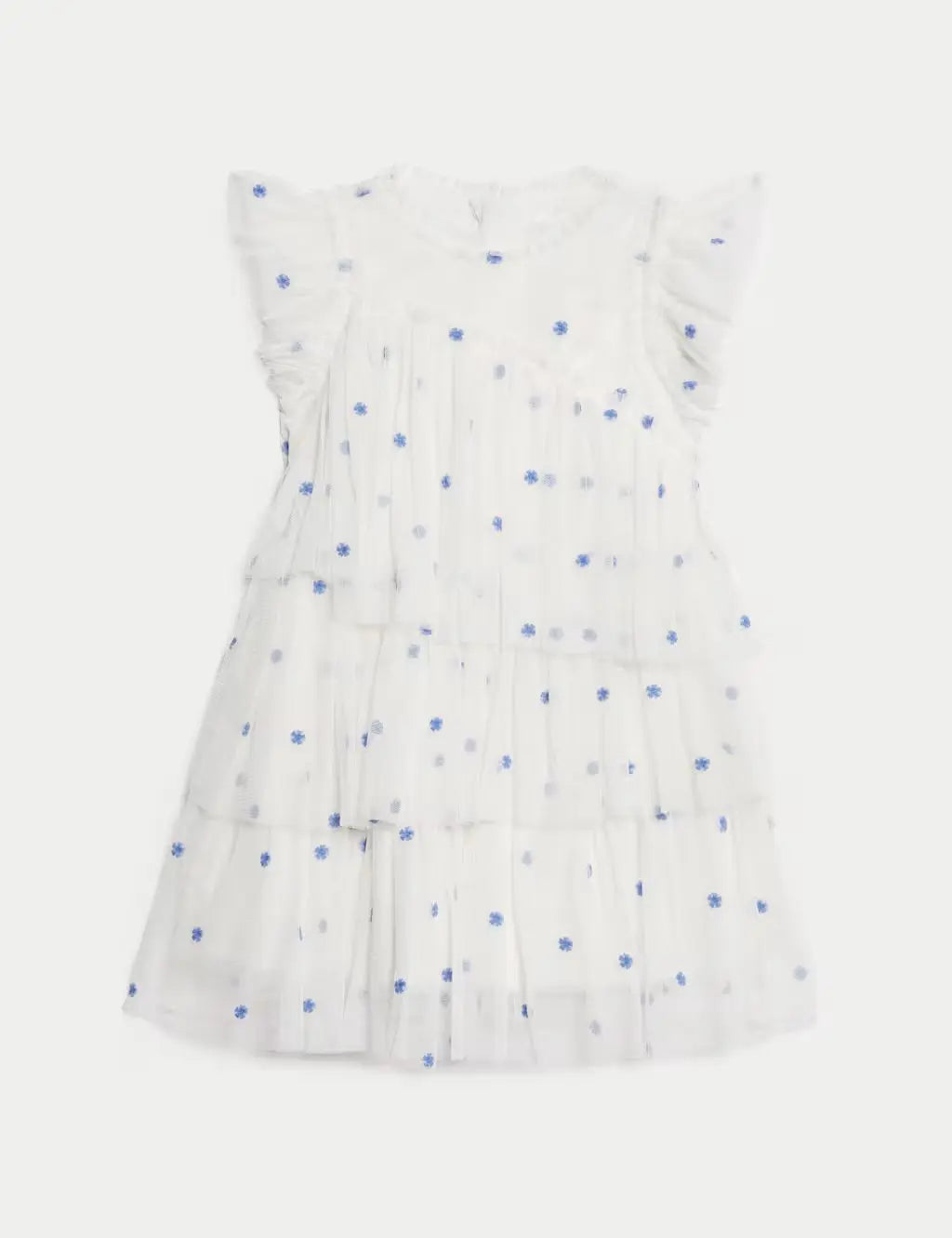 M&S Embroidered Tulle Dress (2-16 Yrs) - Honesty Sales