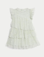 M&S Embroidered Tulle Dress (2-16 Yrs) - Honesty Sales