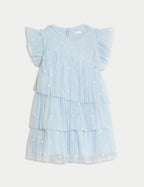 M&S Embroidered Tulle Dress (2-16 Yrs) - Honesty Sales