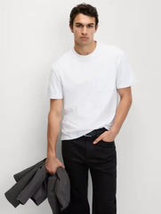 M&S Pure Cotton Midweight Pocket T-shirt M&S Collection
