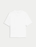 M&S Pure Cotton Plain T-Shirt (2-16 Yrs) - Honesty Sales