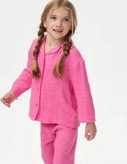 M&S Pure Cotton Pyjamas (1-16 Yrs) - Honesty Sales