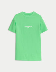 M&S Pure Cotton Sassy T-Shirt Dress (6-16 Yrs) - Honesty Sales