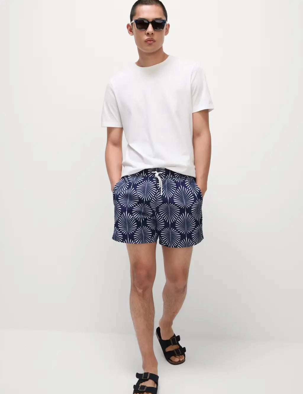 M&S Quick Dry Woodblock Print Swim Shorts Zweitbild
