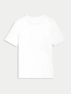 M&S Regular Fit Pure Cotton Crew Neck T-Shirt Honesty Sales
