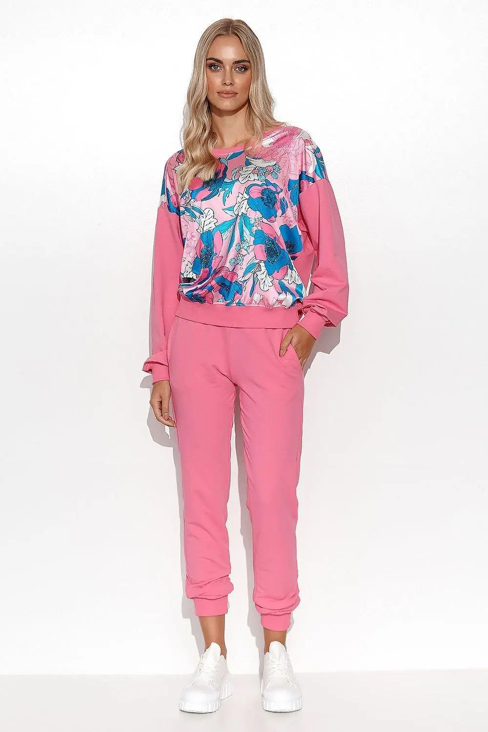 Makadamia beautiful printed womens tracksuit Secondary image
