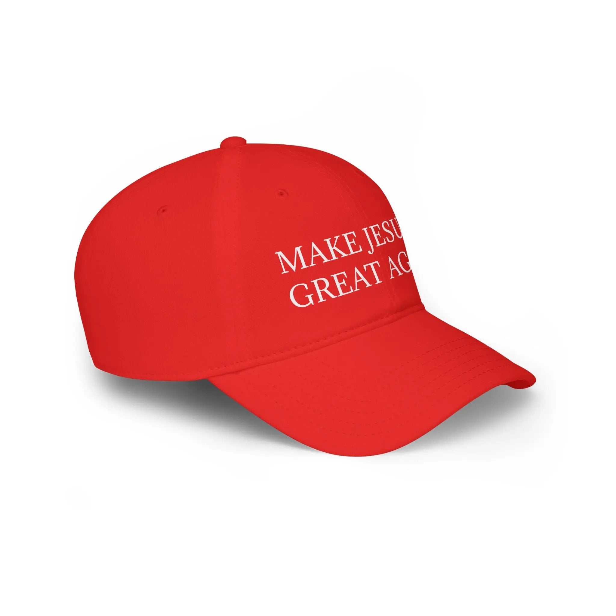 Make Jesus Great Again Low Profile Baseball Cap - Faith-Inspired Fashion - Honesty Sales