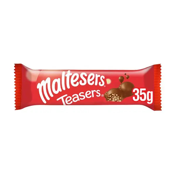 Maltesers Teasers Milk Chocolate Bar 35g (Case of 24)  Honesty Sales U.K