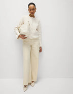 Marks and Spencer Cotton Rich Knitted Crew Neck Fringe Cardigan - Honesty Sales