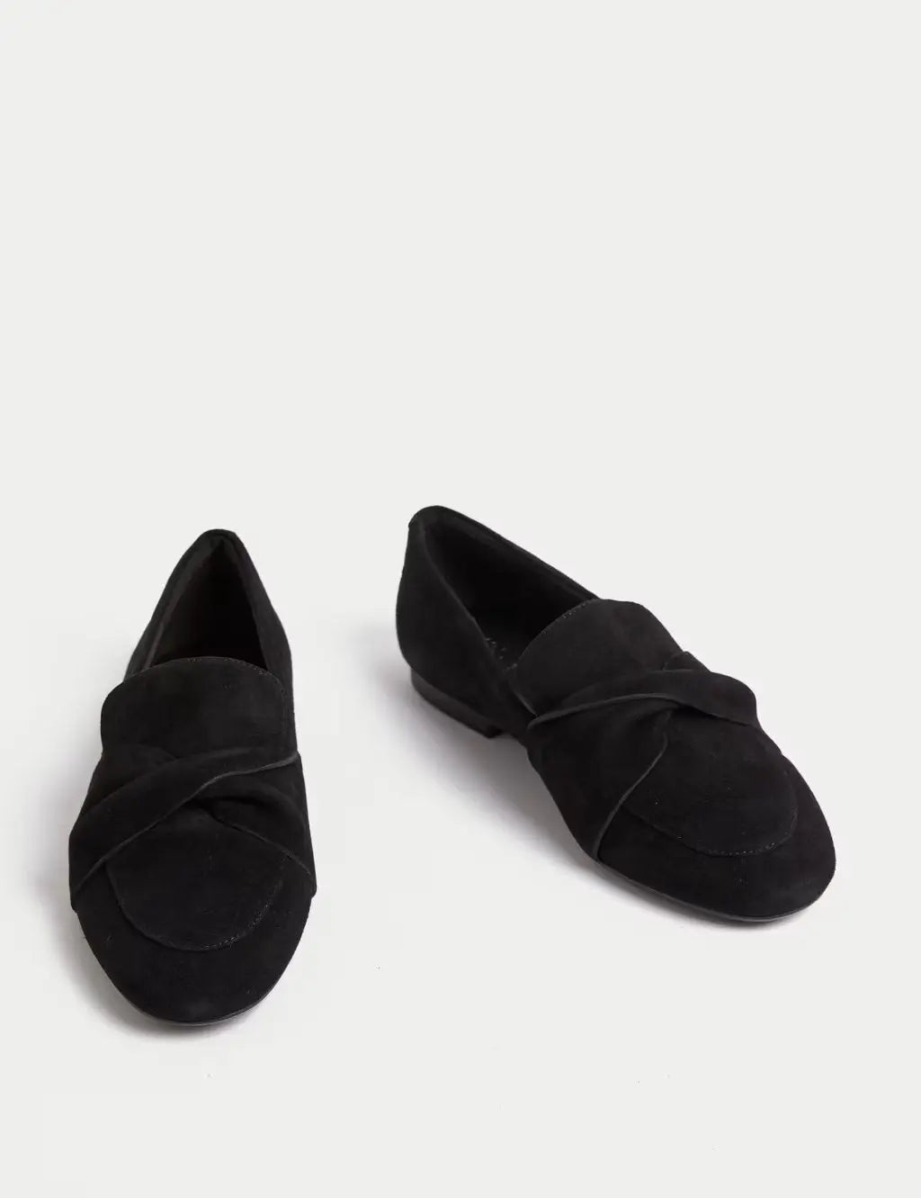 Marks and Spencer Suede Bow Loafers - Honesty Sales Main image
