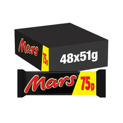 Mars Milk Chocolate Bar 51g (Case of 48)  Honesty Sales U.K