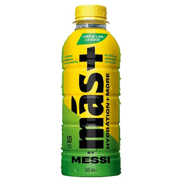 Más+ by Messi Limón Lime League 500ml (Case of 12) - Honesty Sales Main image