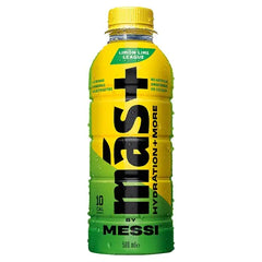 Más+ by Messi Limón Lime League 500ml (Case of 12) - Honesty Sales