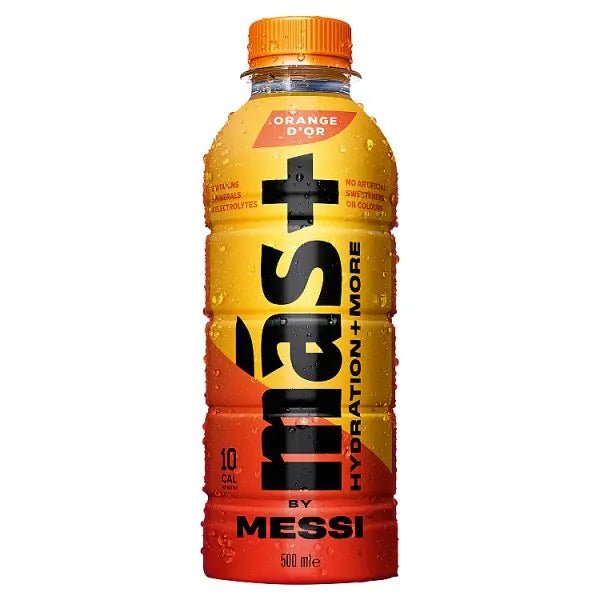 Más+ by Messi Orange D'or 500ml (Case of 12) - Honesty Sales Main image