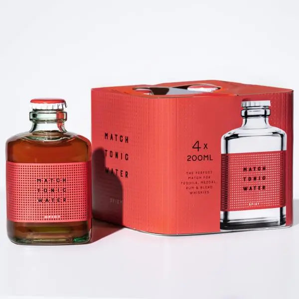 Match Tonic Water Premium Spicy Tonic Water 4 x 200ml  Honesty Sales U.K