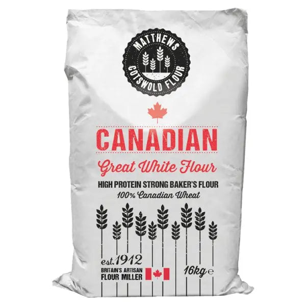 Matthews Cotswold Flour Canadian Great White Flour 16kg Matthews Cotswold