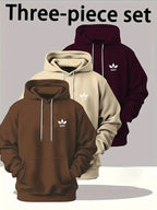 Men’s 3-Pack Heavyweight Hoodies – Casual Pullover Streetwear with Front Pocket  Honesty Sales U.K