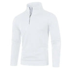 Men’s Half-Zip Cotton Sweater – Autumn/Winter Slim Fit Knit Pullover  Honesty Sales U.K