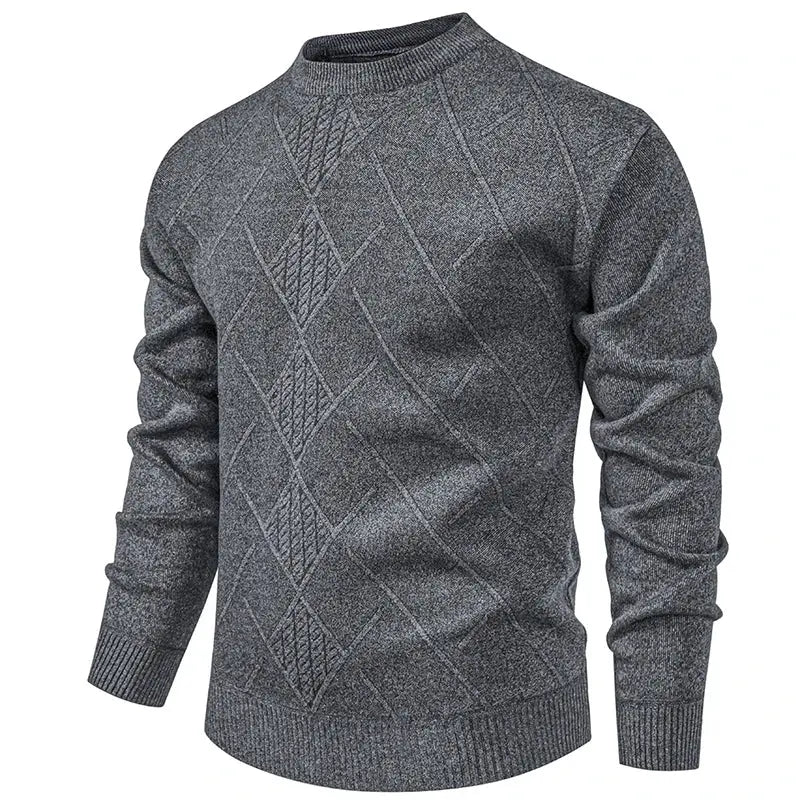 Men’s Half-Zip Knit Sweater – Autumn/Winter Mock Neck Pullover  Honesty Sales U.K