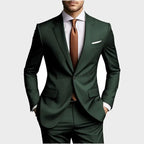 Men’s Luxury 2-Piece Suit – Slim Fit Korean Style Wedding Set  Honesty Sales U.K