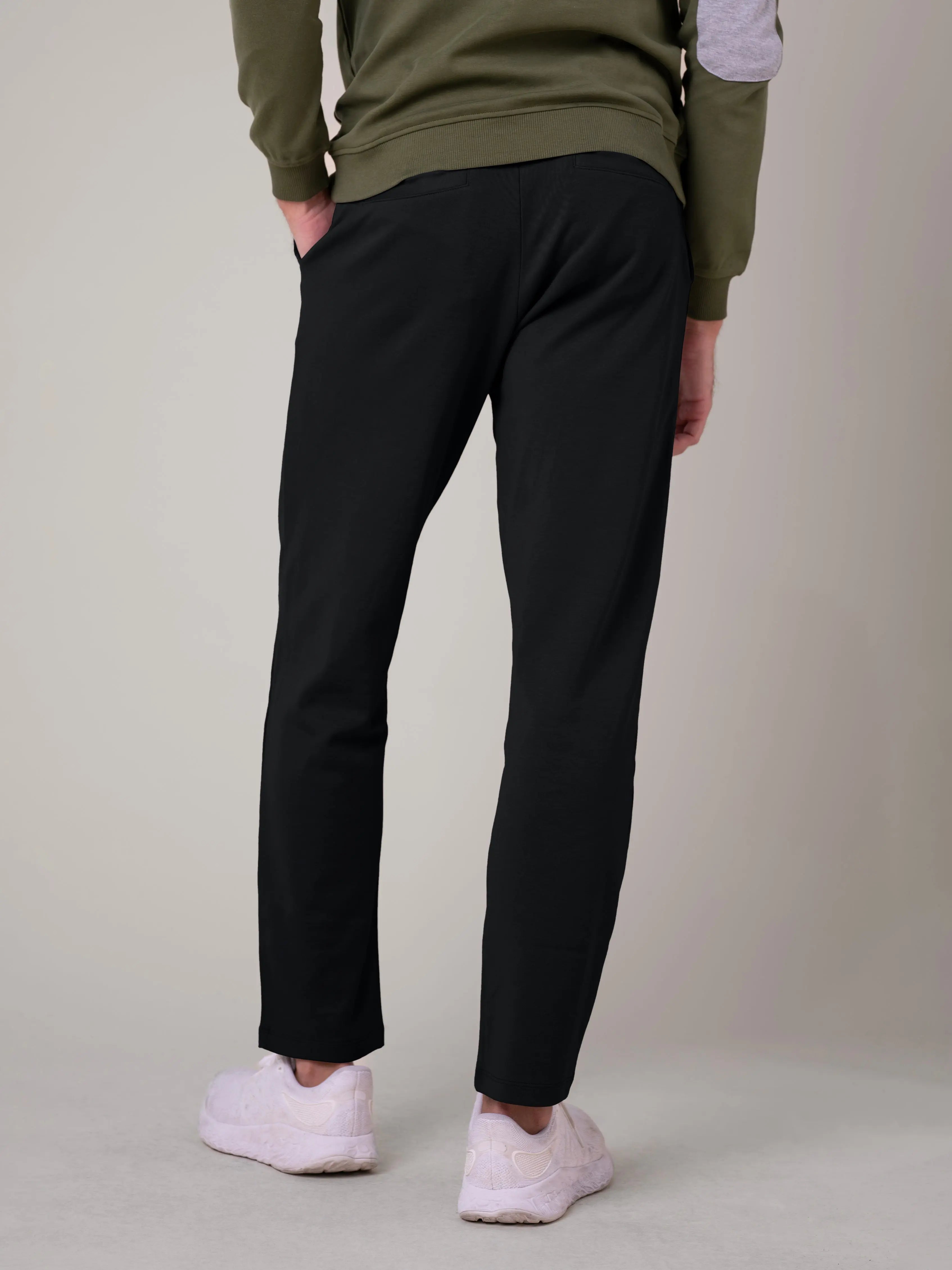 Men’s Slim Fit Jersey Trousers – Smart Casual Drawstring Joggers  Honesty Sales U.K