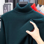 Men’s Slim Fit Knitted Turtleneck Sweater – Autumn Streetwear Pullover  Honesty Sales U.K