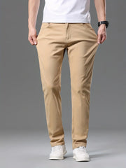 Men’s Slim-Fit Stretch Chino Pants – Classic All-Season Casual & Office Wear  Honesty Sales U.K