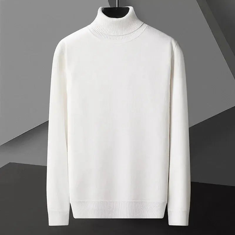 Men’s Slim Fit Turtleneck Sweater – Casual Long Sleeve Knit Pullover Zweitbild