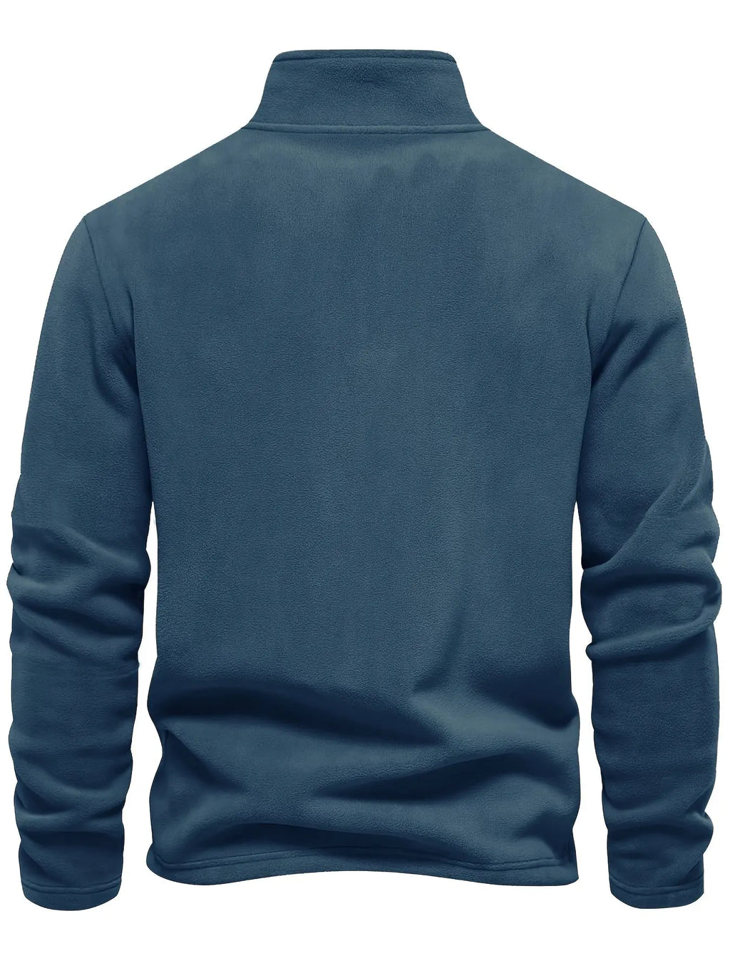 Men’s Thermal Fleece-Lined Half-Zip Sweater – Heavyweight Winter Pullover  Honesty Sales U.K