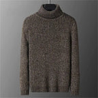 Men’s Thick Knit Turtleneck Sweater – Winter Slim Fit Pullover  Honesty Sales U.K