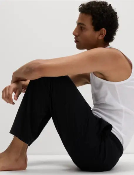 Mens 2pk Pure Cotton Pyjama Bottoms Zweitbild