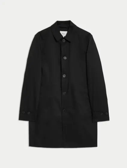 Mens Cotton Blend Mac Honesty Sales