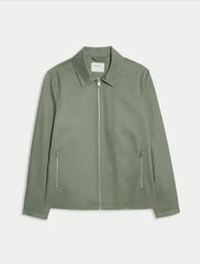 Mens Pure Cotton Harrington Jacket Honesty Sales