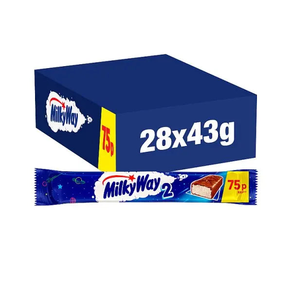 Milky Way Nougat & Milk Chocolate Snack Bar(Caseof 28 ) Milky Way Main image