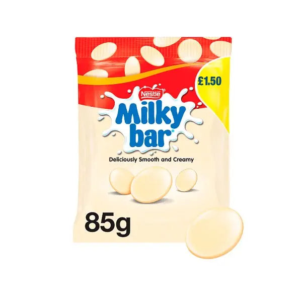 Milkybar Giant Buttons White Chocolate Sharing Bag 85g (Case of 12) Secondary image