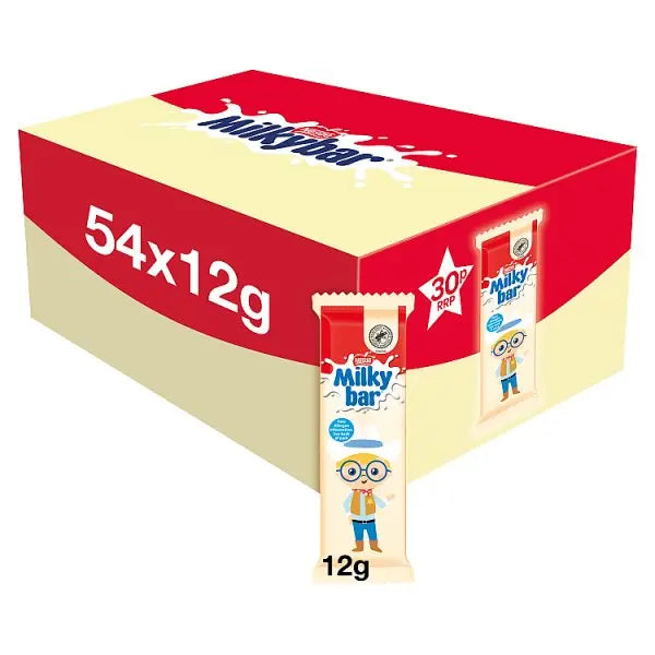 Milkybar Kid White Chocolate Bar 12g PMP 30p (Case of 54) Milkybar