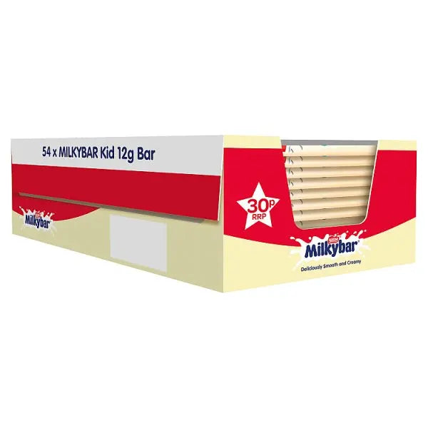 Milkybar Kid White Chocolate Bar 12g PMP 30p (Case of 54) Milkybar