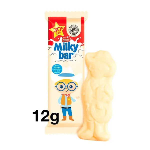 Milkybar Kid White Chocolate Bar 12g PMP 30p (Case of 54) Milkybar