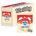 Milkybar White Chocolate Easter Mini Eggs Sharing Bag 80g (Case of 13) Milkybar