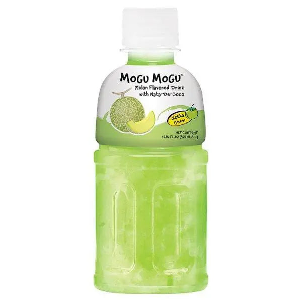 Mogu Mogu Melon Flavored Drink with Nata de Coco 320ml (Case of 24) - Honesty Sales