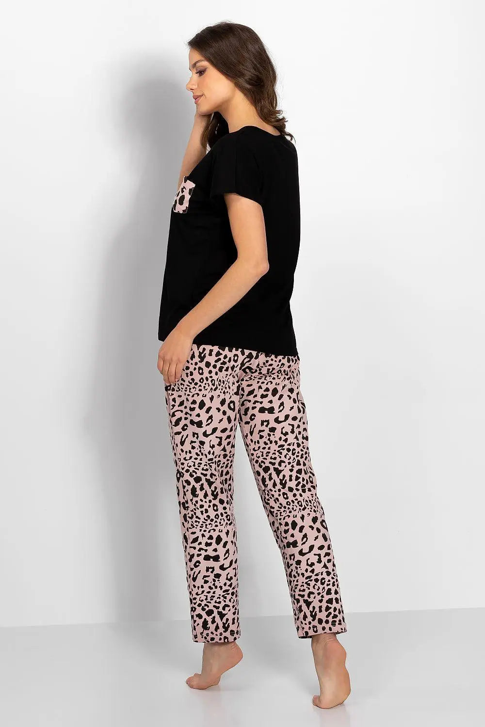 Momenti Per Me decorative blouse and pants ladies pyjamas Image secondaire du produit