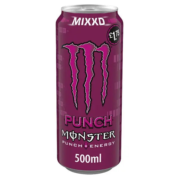 Monster Energy Drink Mixed Punch 500ml (Case of 12) - Honesty Sales