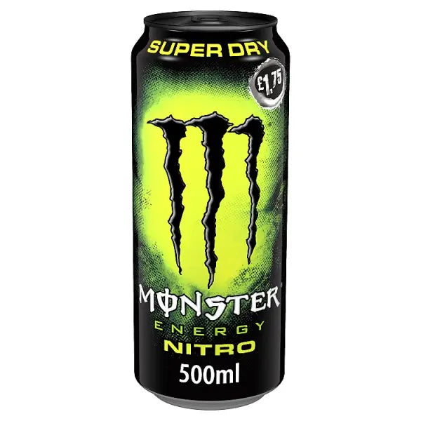 Monster Energy Drink Nitro Super Dry 500ml (Case of 12) - Honesty Sales