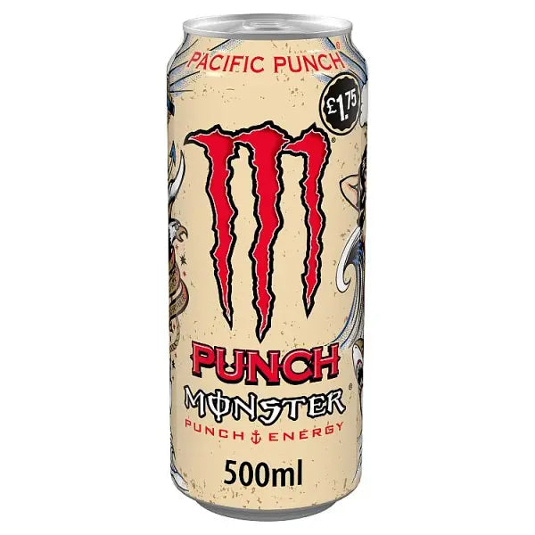 Monster Energy Drink Pacific Punch 500ml (Case of 12) - Honesty Sales