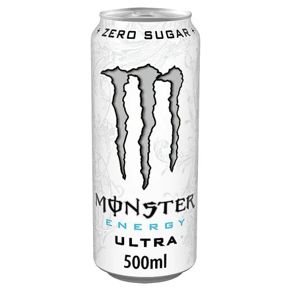 Monster Energy Drink Ultra Zero Sugar 12 x 500ml (Case of 12)  Honesty Sales U.K
