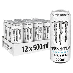 Monster Energy Drink Ultra Zero Sugar 12 x 500ml (Case of 12)