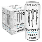 Monster Energy Drink Ultra Zero Sugar 4 x 500ml (Case of 6)  Honesty Sales U.K